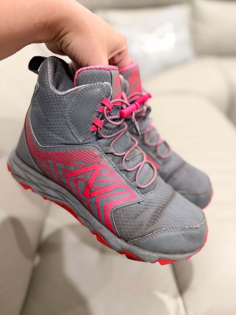 New Balance 700v1 Size 5 Gray Pink Hiking Shoes